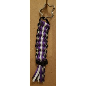 10 STRAND WIDE ROUND BRAID SLEUTELHANGER - PAARS 10 STRAND WIDE ROUND BRAID SLEUTELHANGER - PAARS